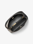 MICHAEL KORS Pratt Medium Two-Tone Signature Logo Shoulder Bag - Black Combo image 2