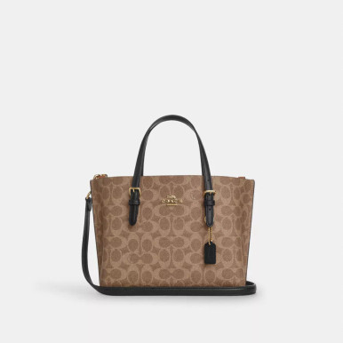 COACH Mollie Tote Bag 25 In Signature Canvas image 7