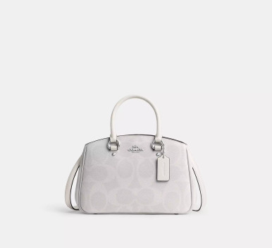 COACH Savannah Small Carryall Bag In Signature Canvas image 5