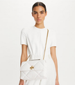 TORY BURCH Kira Diamond Quilt Convertible Shoulder Bag - Blanc image 0