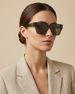 SALVATORE FERRAGAMO Pink Square Ladies Sunglasses (Arriving In Delhi) image 1