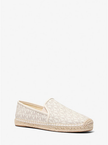 MICHAEL KORS  Hastings Signature Logo Slip-On Espadrille - Vainilla image 1