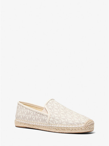 MICHAEL KORS  Hastings Signature Logo Slip-On Espadrille - Vainilla image 1