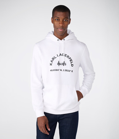 KARL LAGERFELD Latitude/longitude Hoodie image 2