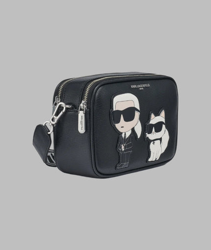 KARL LAGERFELD Maybelle Camera Crossbody - Black image 1