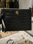 VERSACE Medusa Zip Pouch In Croc Embossed image 0