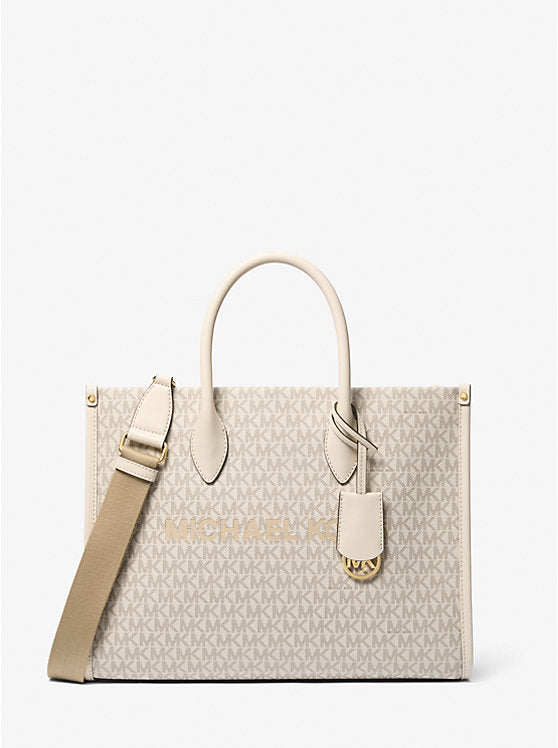 [AT DELHI] MICHAEL KORS Mirella Medium Signature Logo Tote Bag image 0