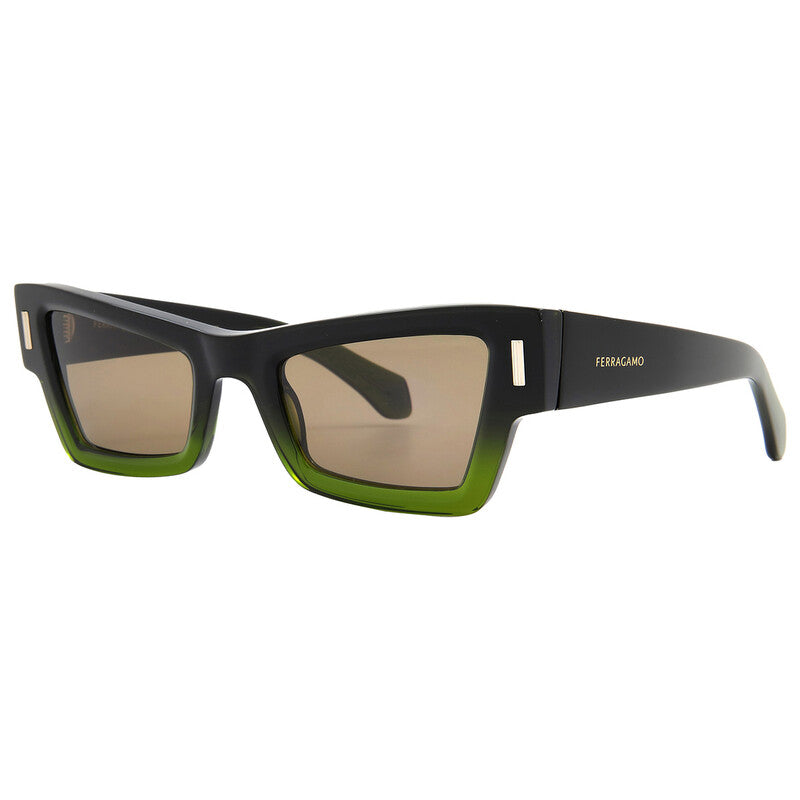 FERRAGAMO Brown Cat Eye Ladies Sunglasses SF2006S 316 53