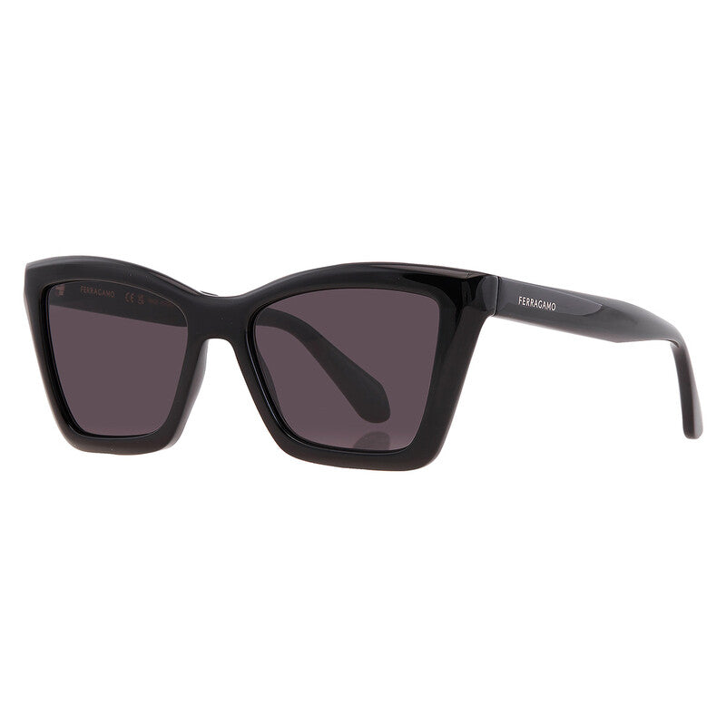 FERRAGAMO Grey Cat Eye Ladies Sunglasses  SF2039SE 001 53