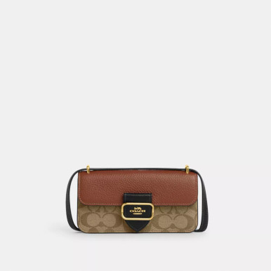 COACH Morgan Crossbody In Colorblock Signature Canvas image 3