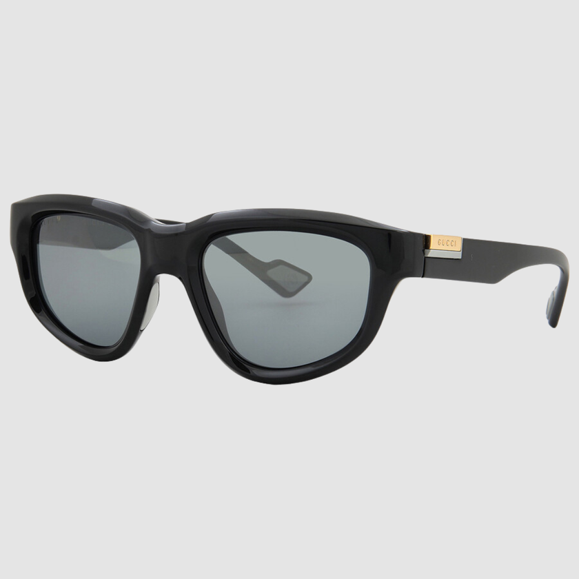 GUCCI Grey Mirror Square Men's Sunglasses image 0
