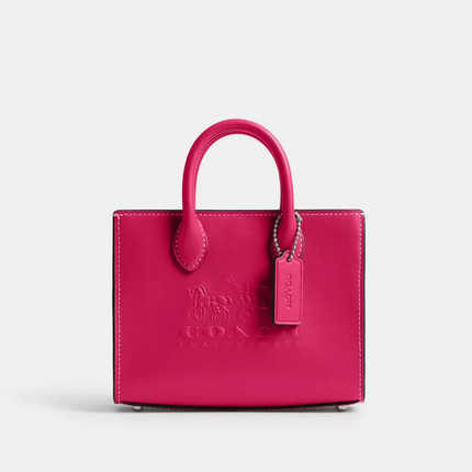 COACH Ace Tote Bag 17 - Silver/Dragonfruit image