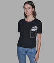 KARL LAGERFELD Duo Pocket Tee - Black (Arriving In Delhi) image 0