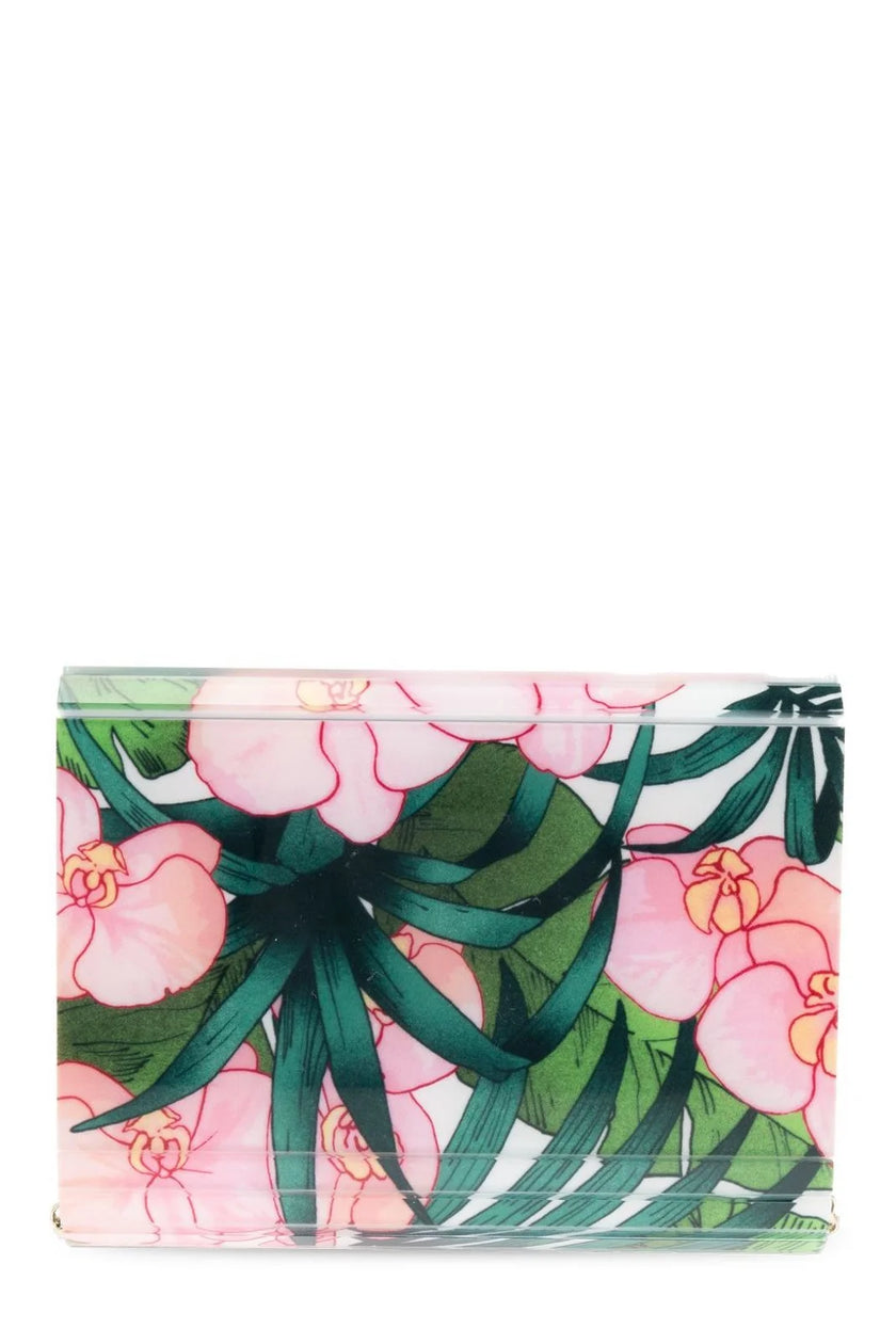 JIMMY CHOO Candy Chained Shoulder Bag In Tropical Orchid image 1