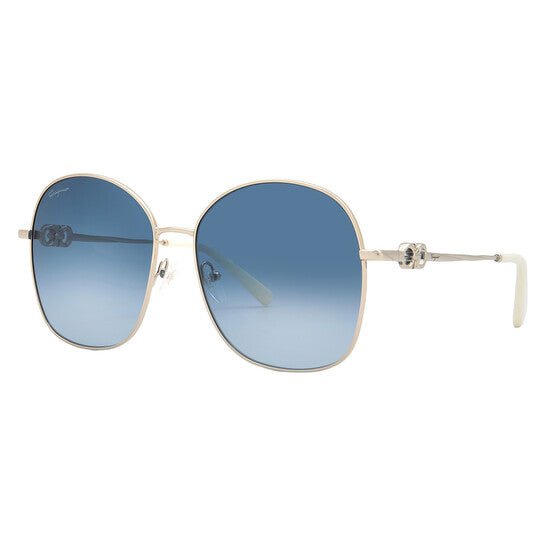 SALVATORE FERRAGAMO Blue Gradient Butterfly Ladies Sunglasses (Arriving In Delhi) image 2
