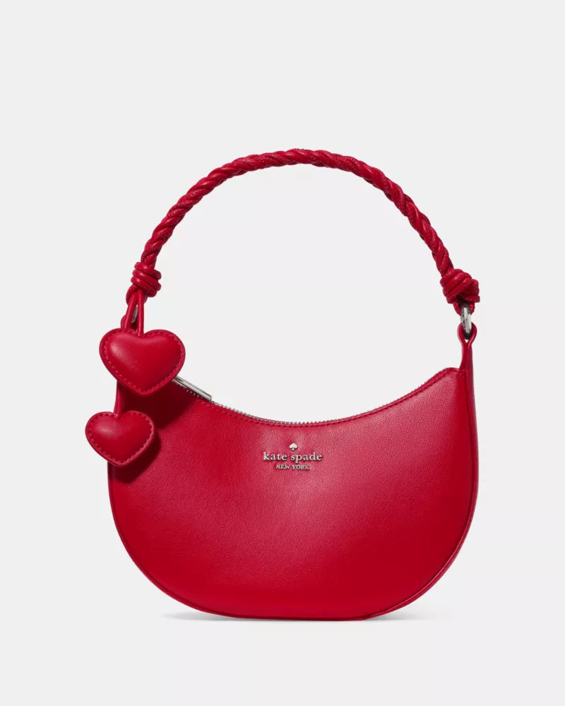 KATE SPADE Nova Braided Strap Shoulder Bag - Cherry Rouge image 1
