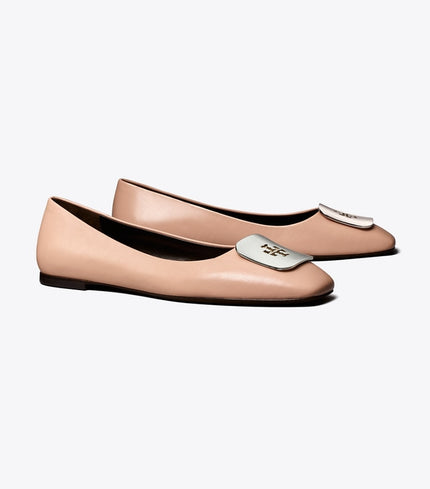 [ At India] TORY BURCH Georgia Ballet - Pink Brick