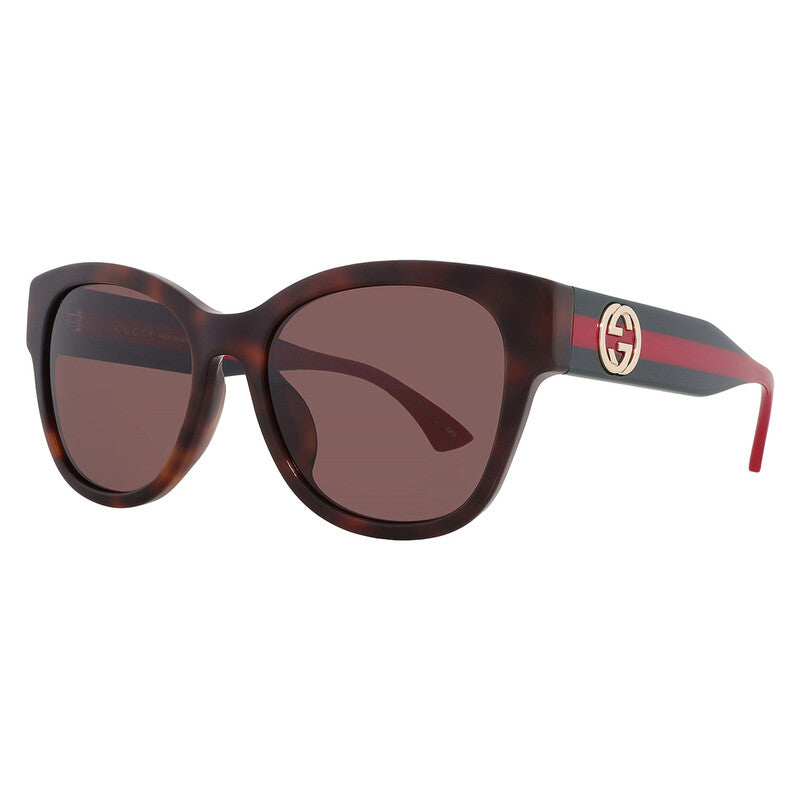 GUCCI Brown Oval Ladies Sunglasses GG1866SK 002 56