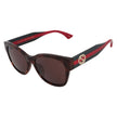 GUCCI Brown Oval Ladies Sunglasses GG1866SK 002 56