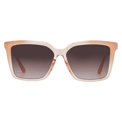 [At India] GUESS  Brown Gradient Square Ladies Sunglasses  GU00099 25F 55