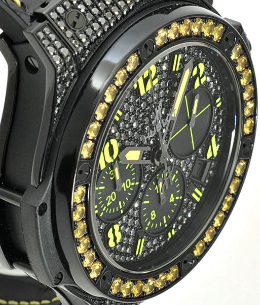 HUBLOT Big Bang Black Fluo Diamond Black Dial Women'S Watch 341.Sv.9090.Pr.0911 2