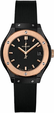 HUBLOT Classic Fusion Rose Gold Bezel Ceramic Women'S Watch 581.Co.1181.Rx 1
