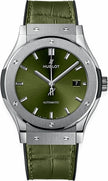 HUBLOT Classic Fusion Green Titanium 42Mm Men'S Watch 542.Nx.8970.Lr 1