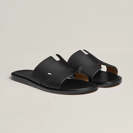 HERMES Izmir Sandals Black