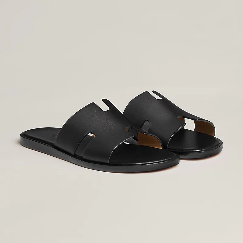 HERMES Izmir Sandals Black