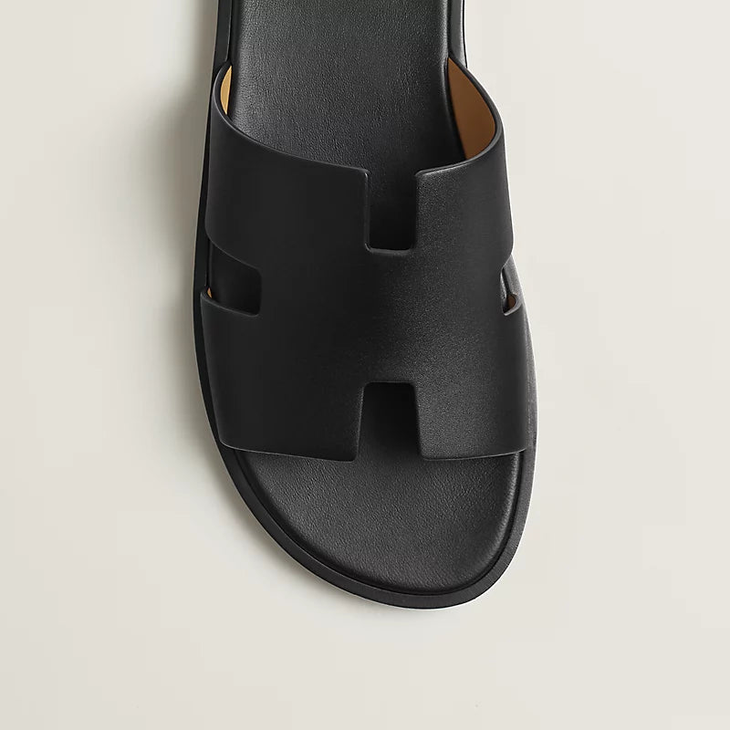HERMES Izmir Sandals Black