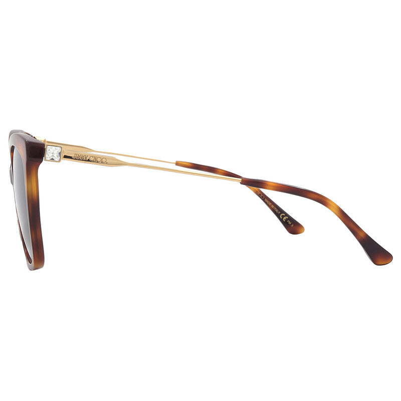 JIMMY CHOO Brown Gradient Butterfly Ladies Sunglasses MACI/S 0086/HA 55