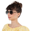 JIMMY CHOO Grey Shaded Pilot Ladies Sunglasses JIMENA/S 02M2/9O 60