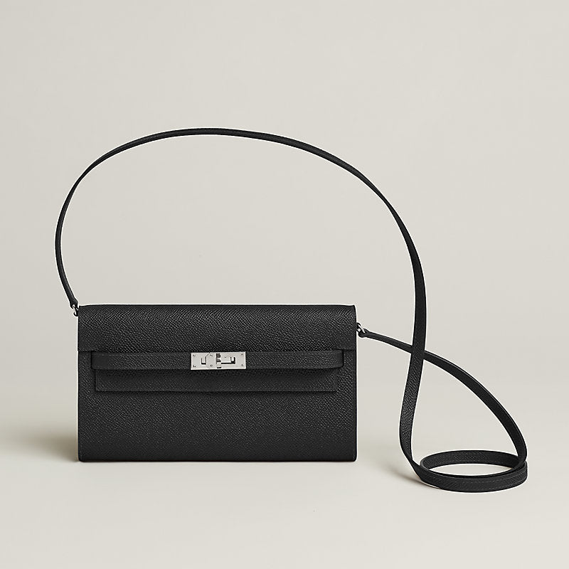 [Brand New] HERMES Kelly Classique To Go wallet Noir