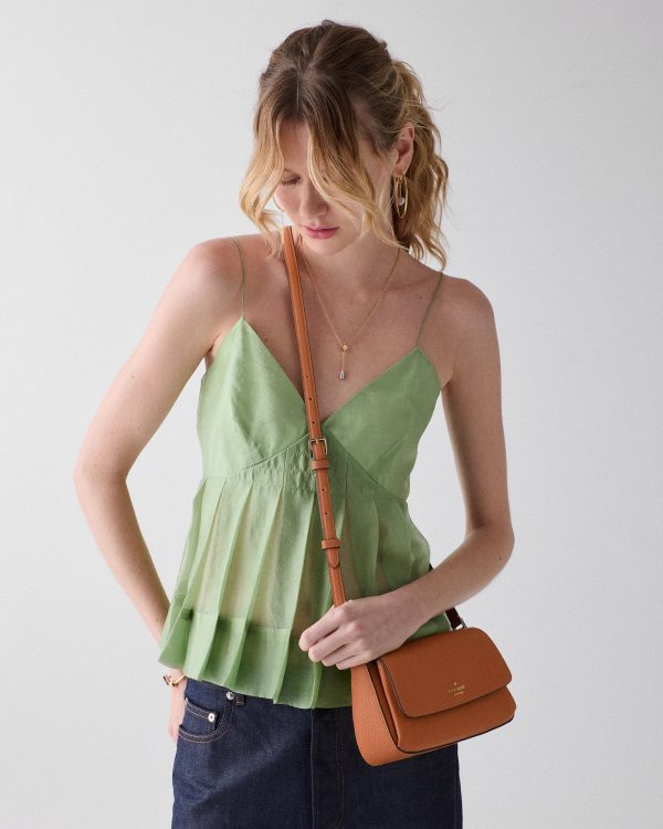 [At India] KATE SPADE Sutton Mini Crossbody Bag - Warm Gingerbread