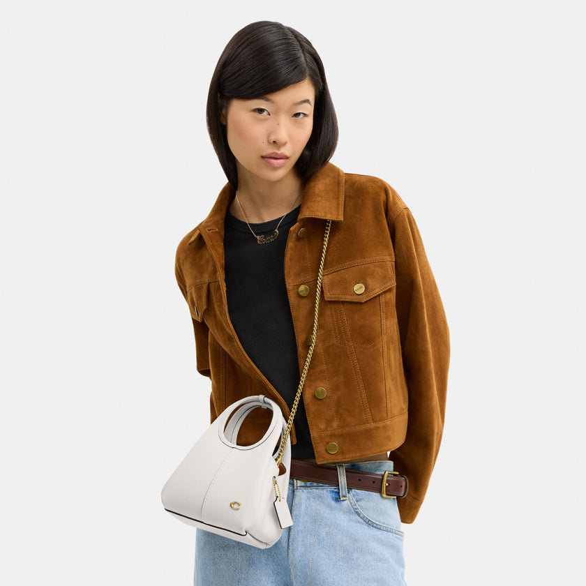 COACH Lana 19 Top Handle Bag - White