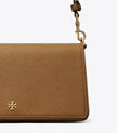TORY BURCH Leather Convertible Crossbody - moose