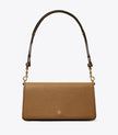 TORY BURCH Leather Convertible Crossbody - moose