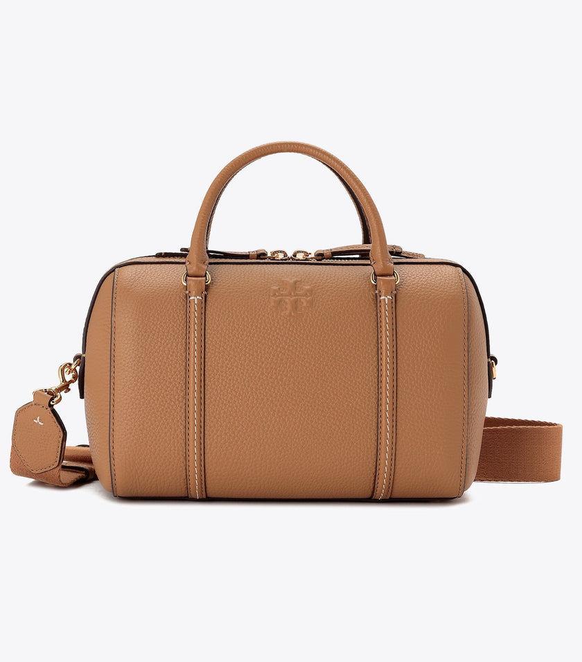TORY BURCH Leather Satchel - Tiramisu
