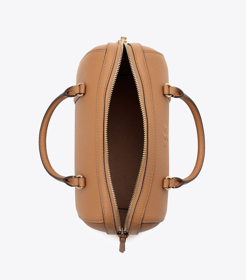 TORY BURCH Leather Satchel - Tiramisu