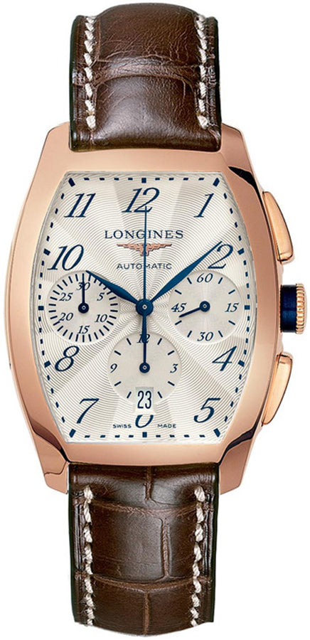 LONGINES Evidenza Rose Gold Men'S Watch L2.643.8.73.2 1