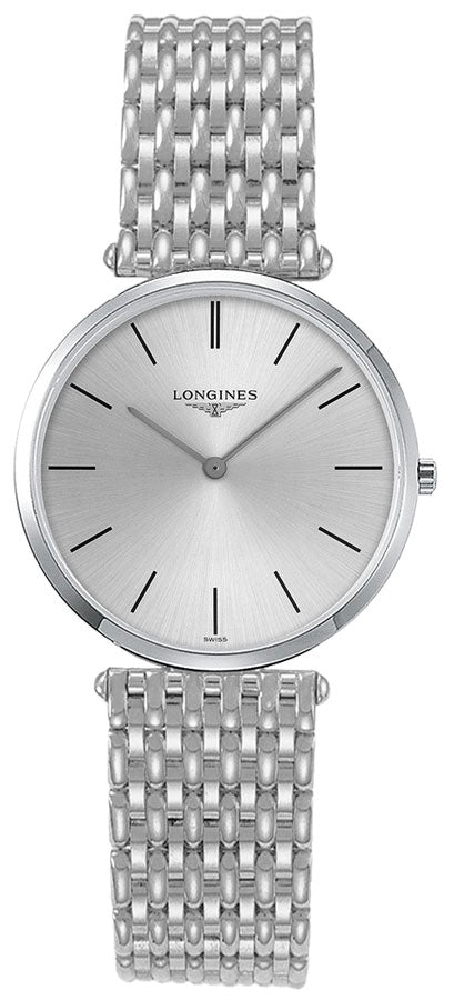 LONGINES La Grande Classique Silver Dial & Solid White Gold Women'S Watch L4.691.6.72.6 1
