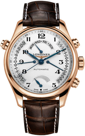 LONGINES Master Collection Chronograph 18K Rose Gold Men'S Watch L2.716.8.78.3 1