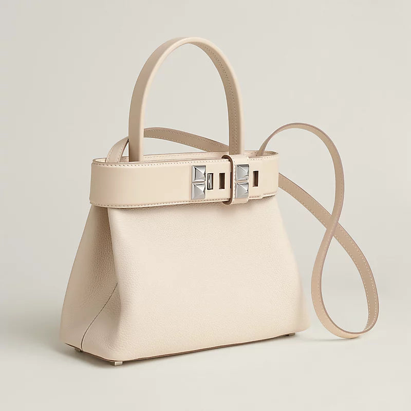 [Brand New] HERMES Medor Clous Bag - Craie