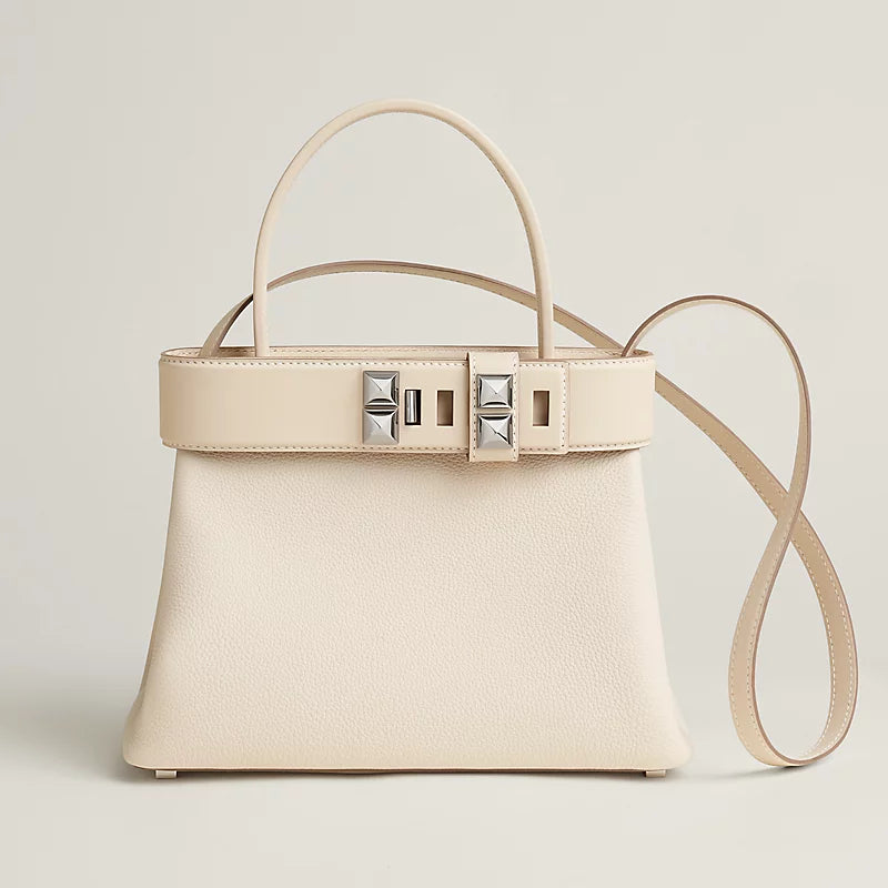 [Brand New] HERMES Medor Clous Bag - Craie
