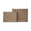 [At India] MICHAEL KORS Cooper Logo Billfold Wallet With Passcase - Camel