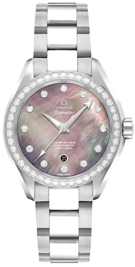 OMEGA Seamaster Aqua Terra Diamond Luxury Women'S Watch 231.15.34.20.57.001 1