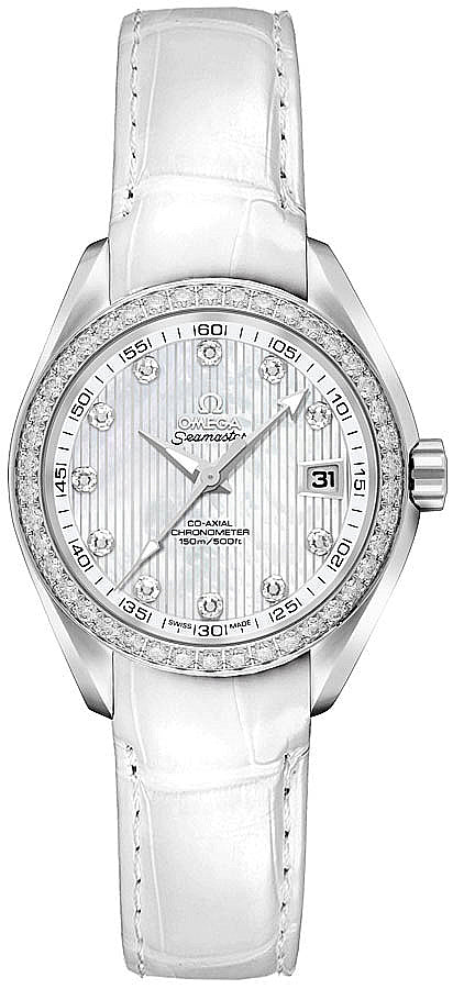 OMEGA Seamaster Aqua Terra Diamond Women'S Watch 231.18.30.20.55.001 1