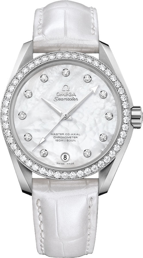 OMEGA Seamaster Aqua Terra Mother Of Pearl Dial Women'S Watch 231.18.39.21.55.001 1