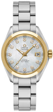 OMEGA Seamaster Aqua Terra Gold & Steel Diamond Women'S Watch 231.20.30.20.55.004 1
