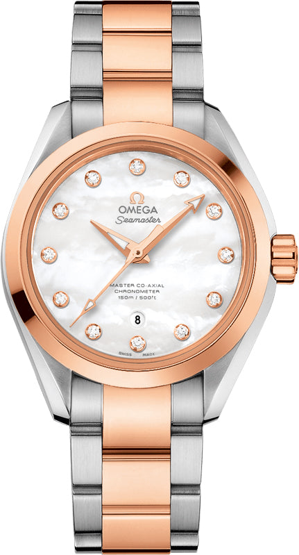 OMEGA Seamaster Aqua Terra Diamond Dial Women'S Watch 231.20.34.20.55.001 1
